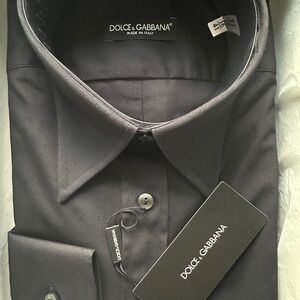 Dolce & Gabbana Elegant Black Dress Shirt